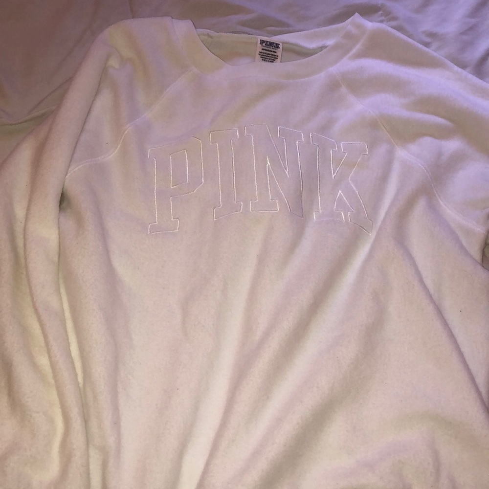 White PINK sweatshirt